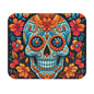 Halloween - Skull And Flowers - Mouse Pad (Rectangle)