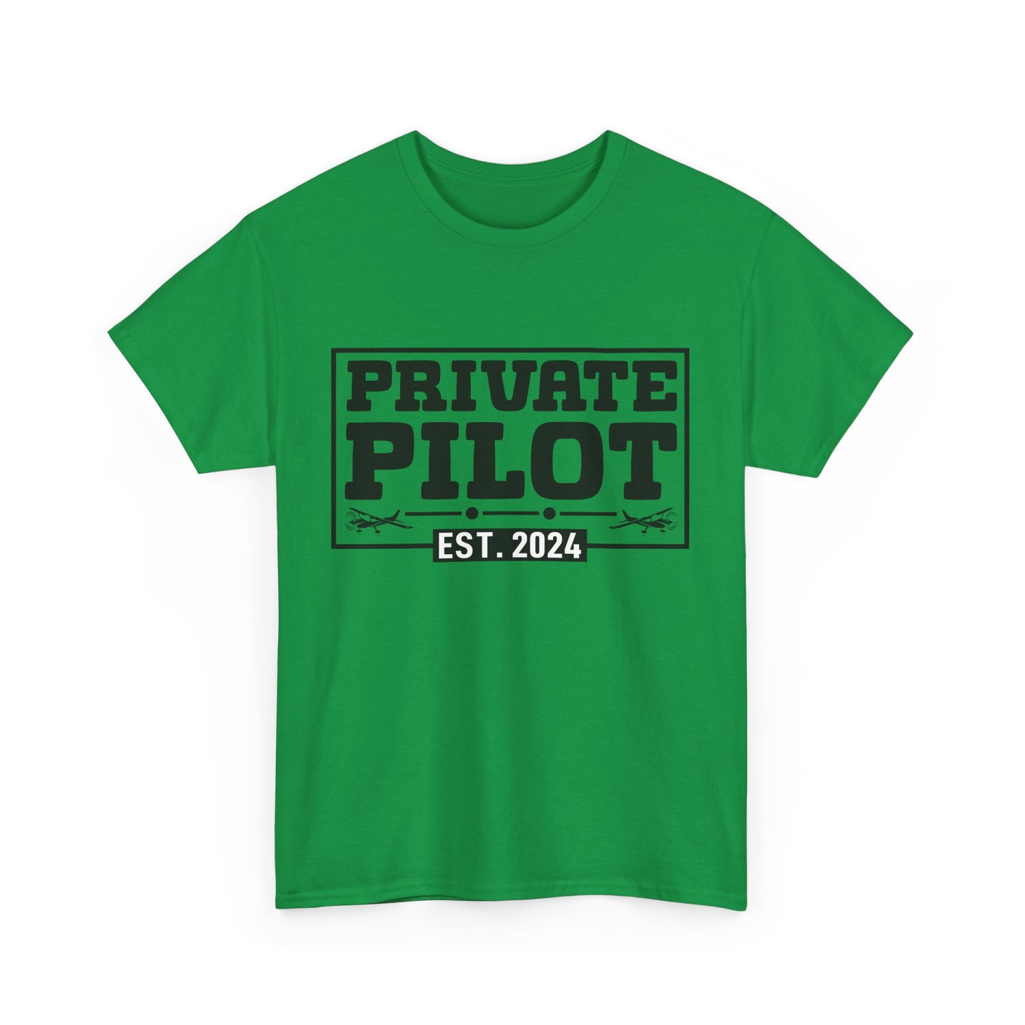 Private Pilot - EST 2024 - Unisex Heavy Cotton Tee