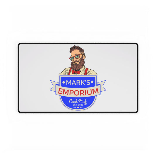 Printify - Mark's Emporium Logo - 23.6" x 13.8" Desk Mats