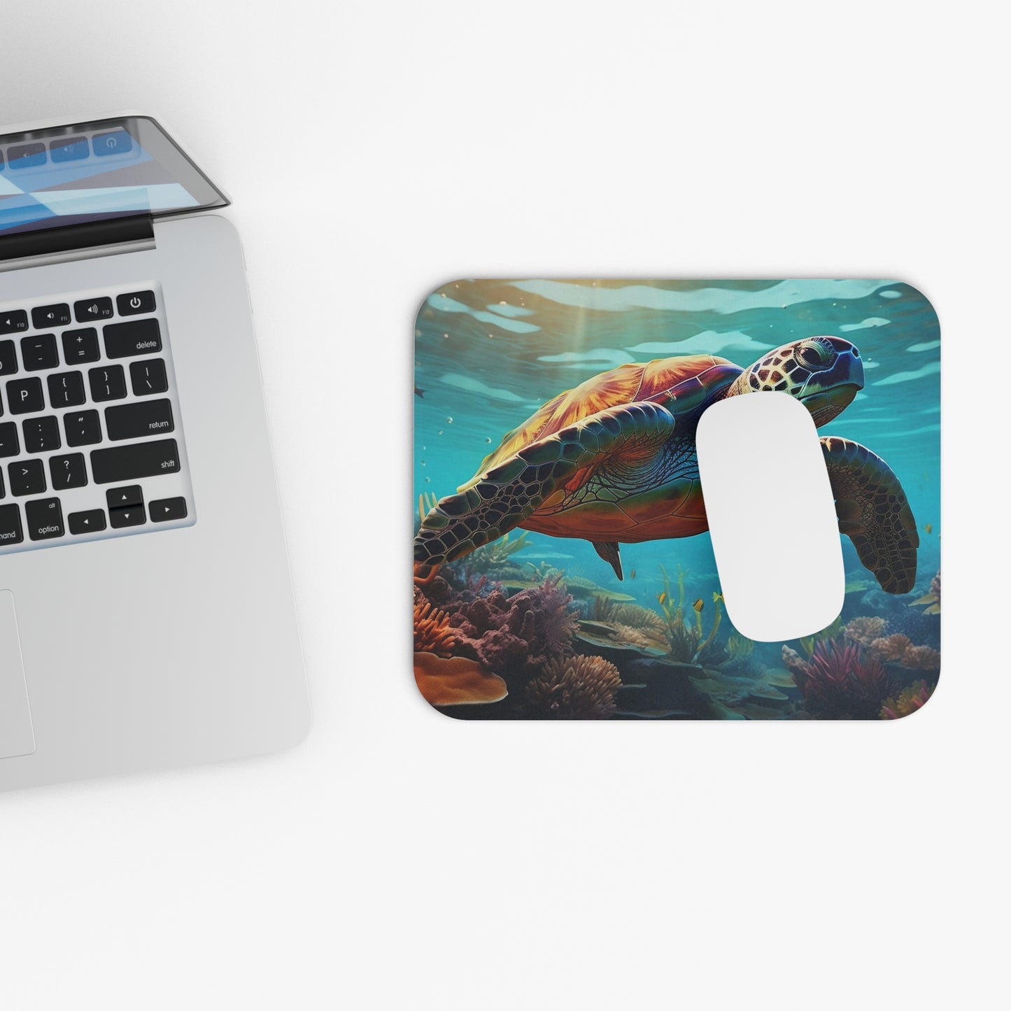 Turtles - Sea Turtle - V2 - Mouse Pad (Rectangle)