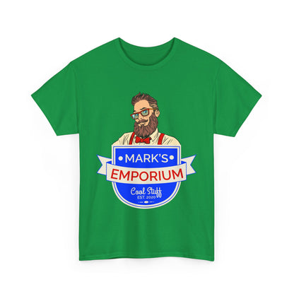 Printify - Mark's Emporium Logo -  - Unisex Heavy Cotton Tee