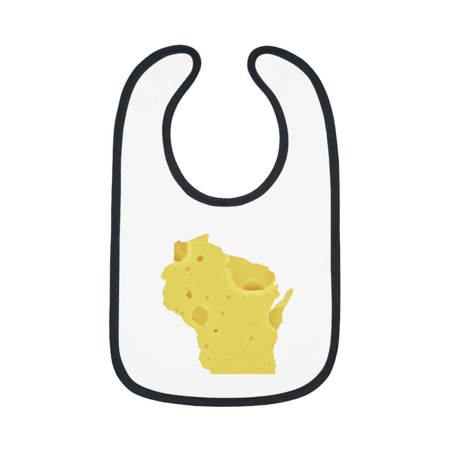 Wisconsin - Cheese - Baby Jersey Bib