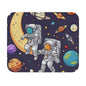 Space - Two Astronauts - Planets - Mouse Pad (Rectangle)