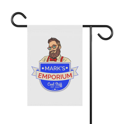 Printify - Mark's Emporium Logo - Garden Flag