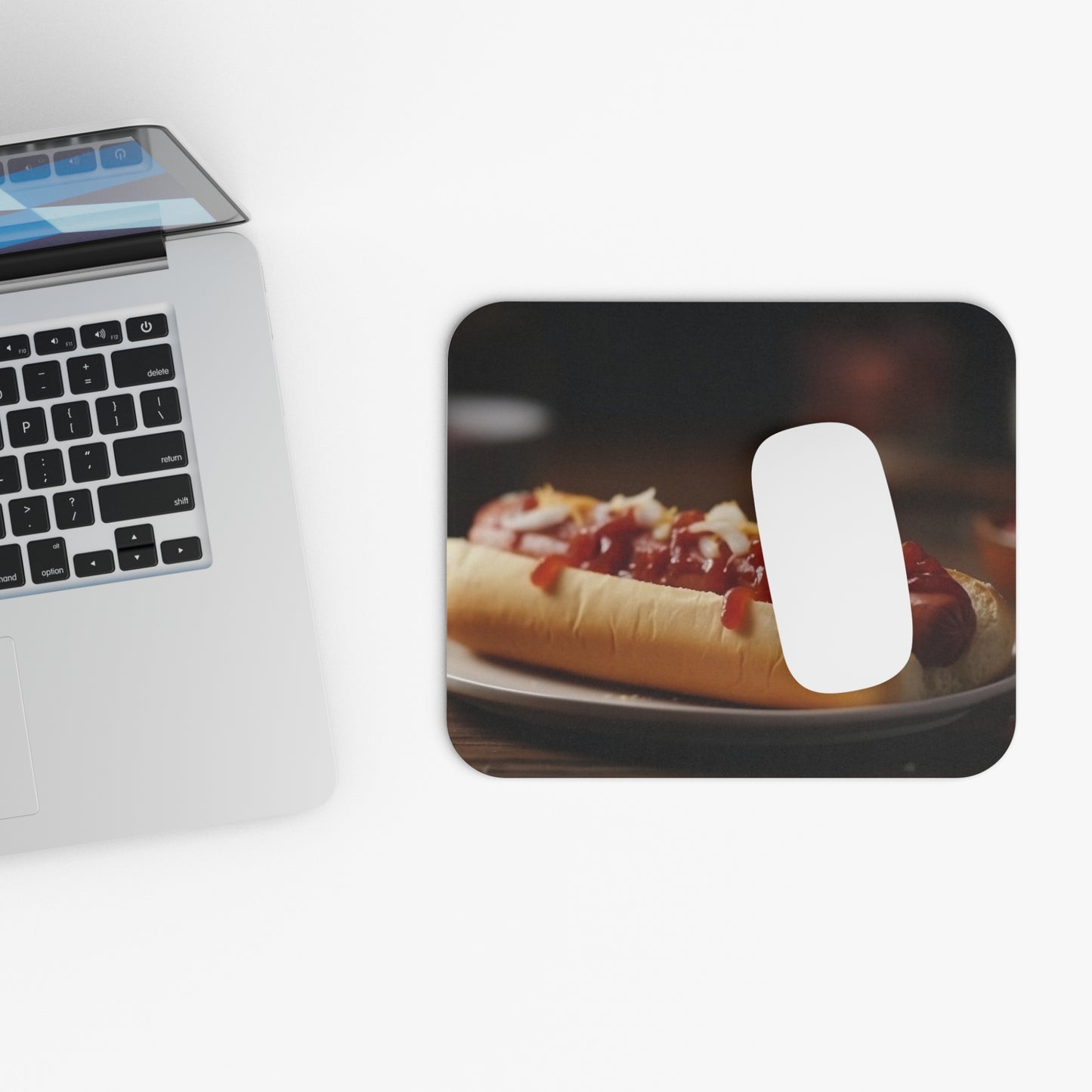 Food - Hot Dog Image v1 - Mouse Pad (Rectangle)