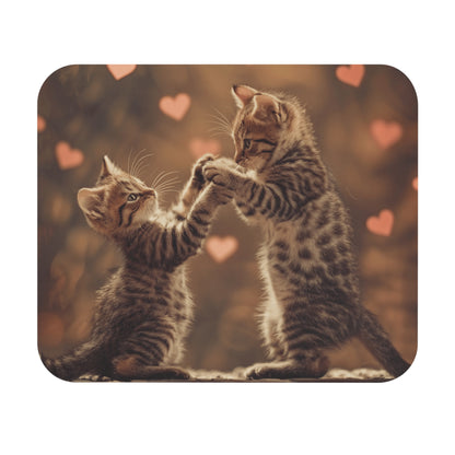 Cats - Two Standing Kittens - Mouse Pad (Rectangle)