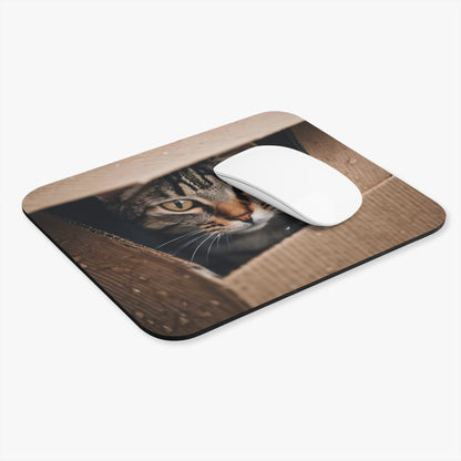 Cats - Cat In Wet Box - Mouse Pad (Rectangle)