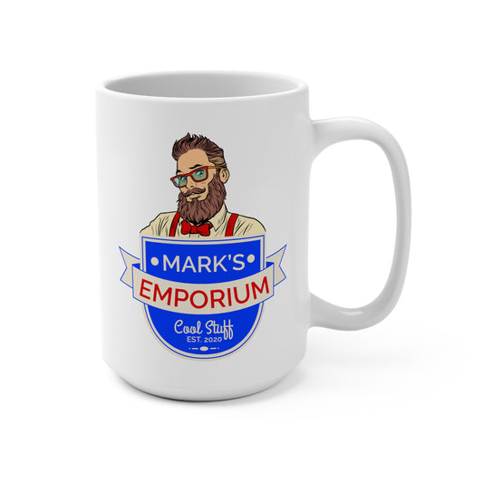 Printify - Mark's Emporium Logo - Mug 15oz