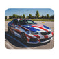 Cars - Red, White, Blue Car - Mouse Pad (Rectangle)