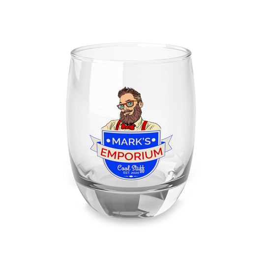 Printify - Mark's Emporium Logo - Whiskey Glass