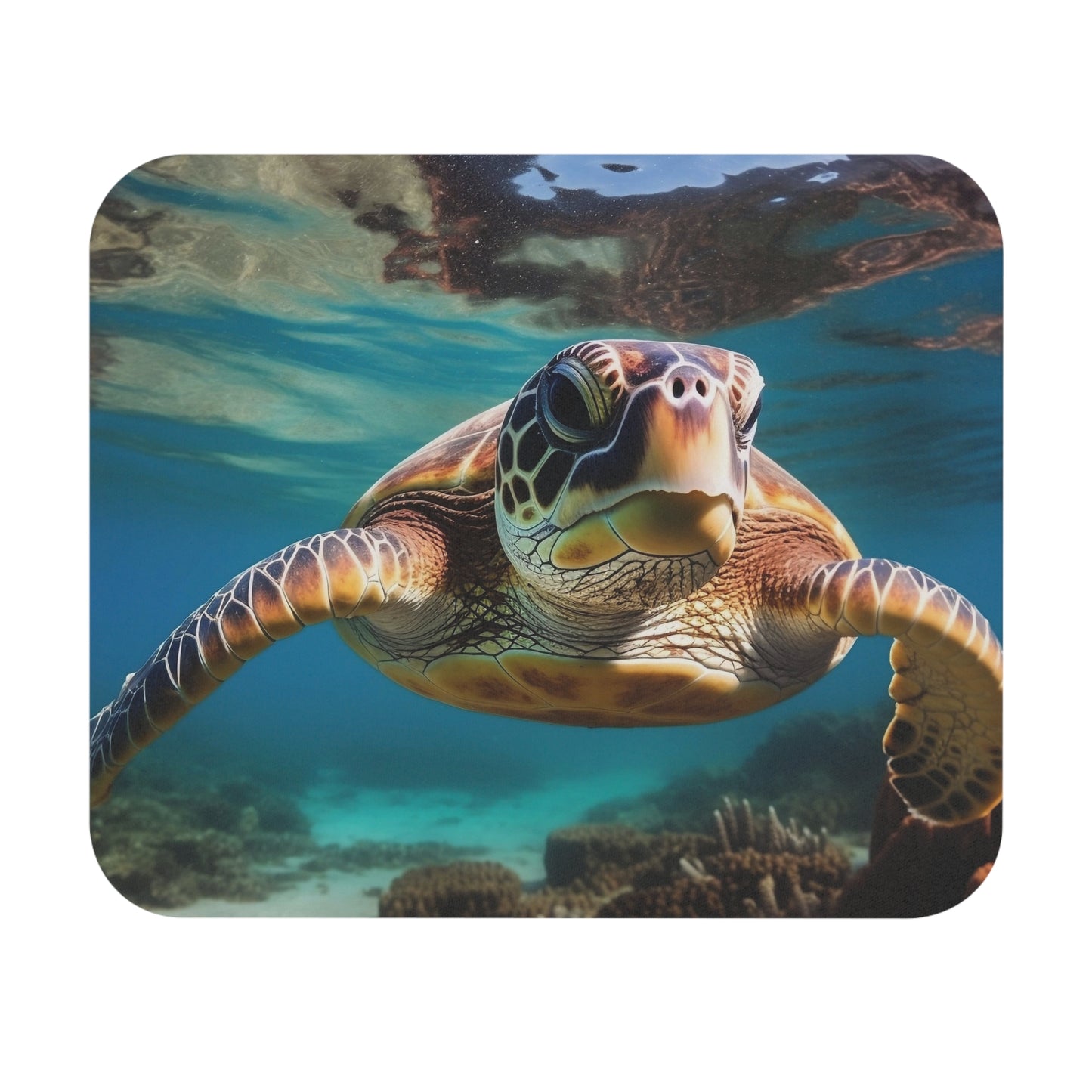 Turtles - Sea Turtle - V3 - Mouse Pad (Rectangle)