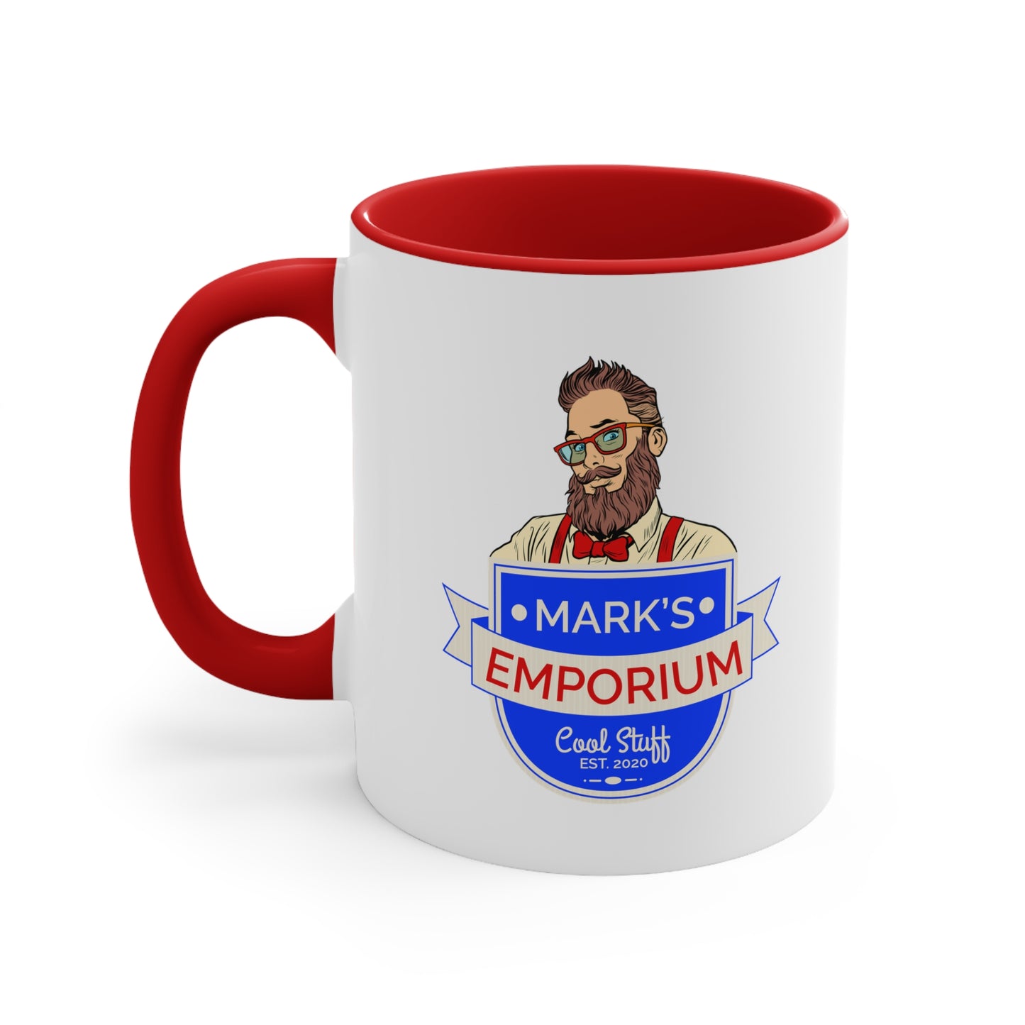 Printify - Mark's Emporium Logo - 11oz Accent Mug