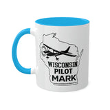 Wisconsin Pilot Mark - YouTube  - Colorful Mugs, 11oz