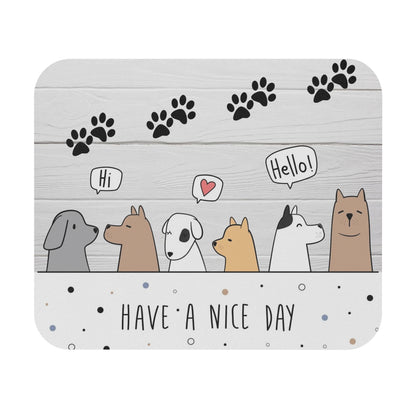 Dogs Greeting - Mouse Pad (Rectangle)