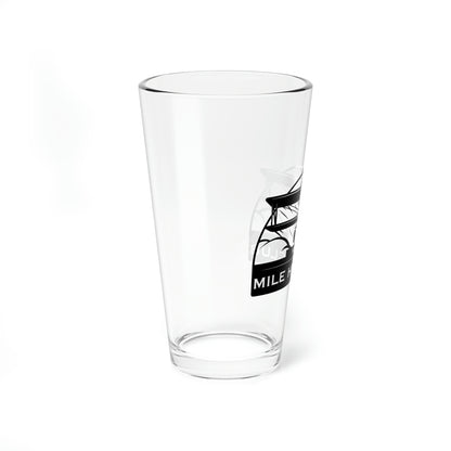 Mile High Club - Biplane - Black - Mixing Glass, 16oz