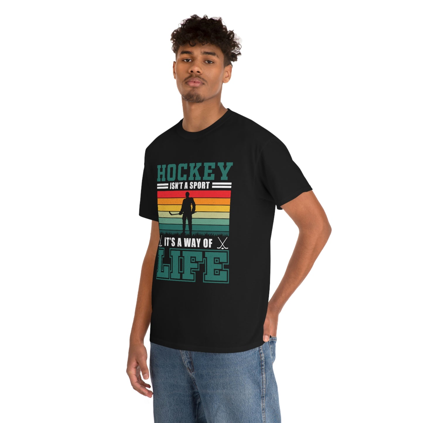 Hockey Isn't A Sport, It's A Way Of Life - Unisex Heavy Cotton Tee