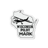 Wisconsin Pilot Mark - YouTube - Die-Cut Magnets