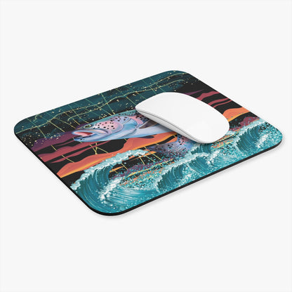 Fish - Waves - Mouse Pad (Rectangle)