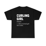 Curling Girl - Unisex Heavy Cotton Tee