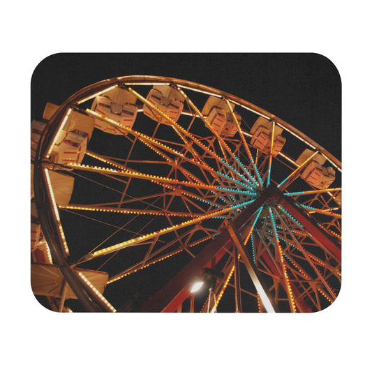 Ferris Wheel At Night - Mouse Pad (Rectangle)