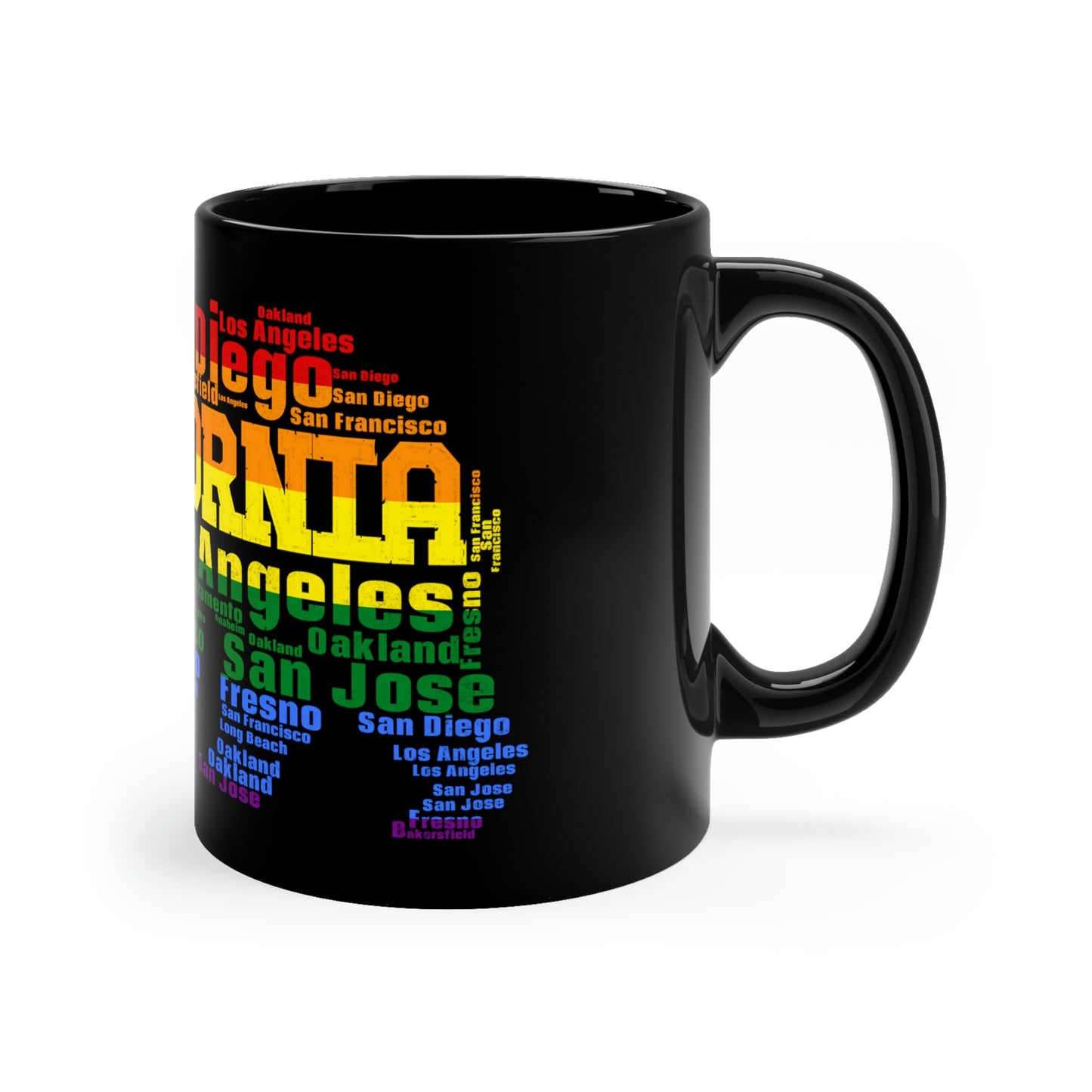 California Bear - Pride - 11oz Black Mug