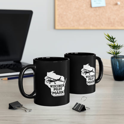 Wisconsin Pilot Mark - YouTube - 11oz Black Mug