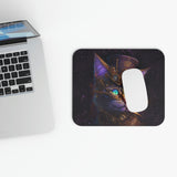 Steampunk King Cat - Mouse Pad (Rectangle)