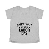 Can't Wait For Labor Day - Black - Women's Maternity Tee