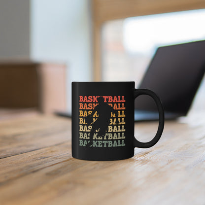 Basketball - 11oz Black Mug