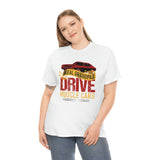 Real Grandpas Drive Muscle Cars - Unisex Heavy Cotton Tee
