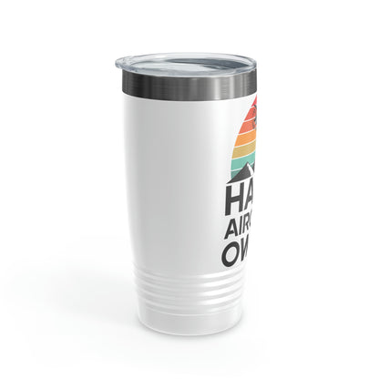 Happy Aircraft Owner - Retro - Ringneck Tumbler, 20oz