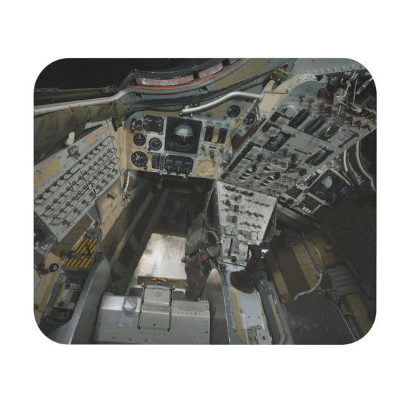 Gemini VII Capsule Cockpit - Mouse Pad (Rectangle)