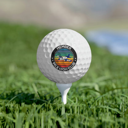 Mile High Club - Member - Circle - Golf Balls, 6pcs