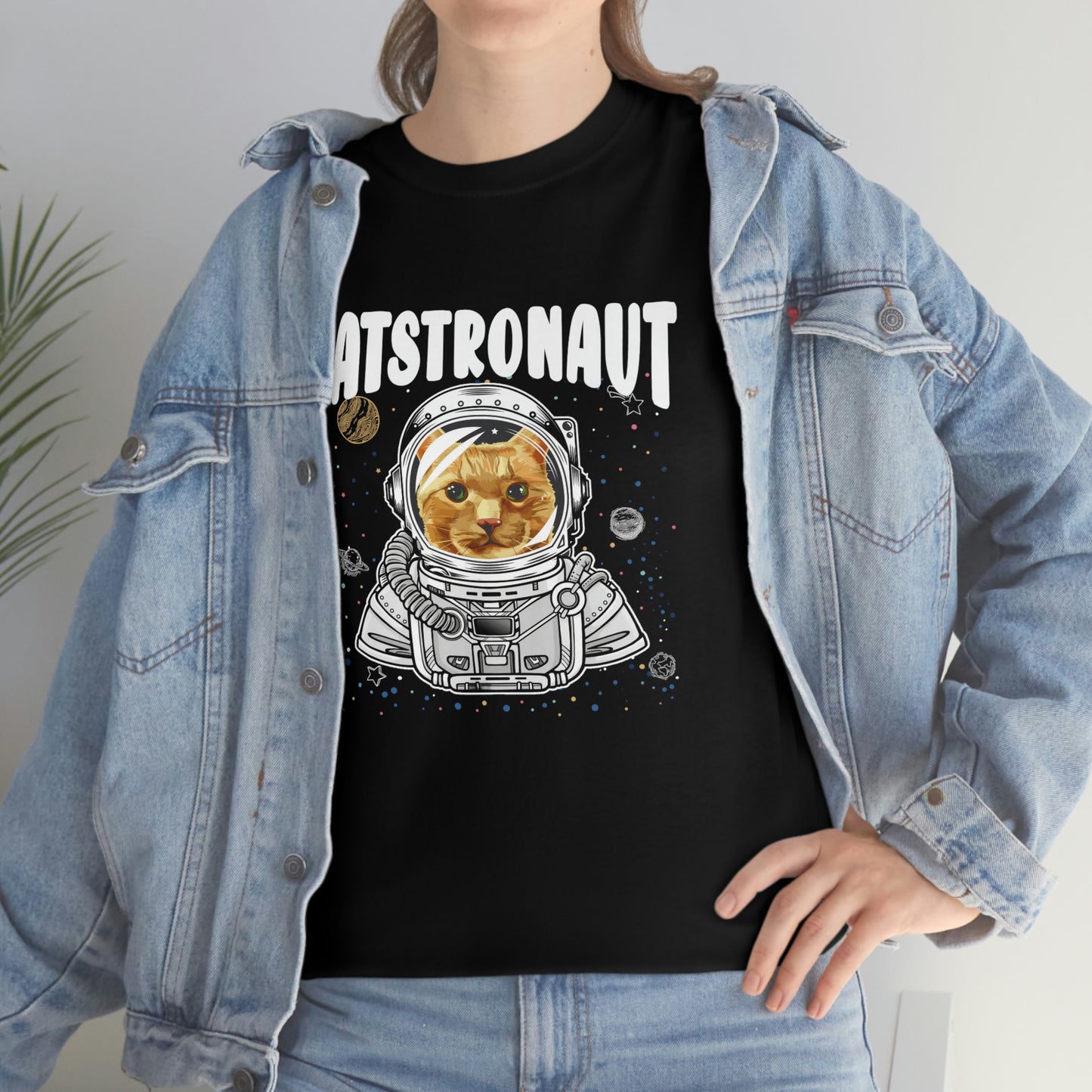 Catstronaut - Unisex Heavy Cotton Tee