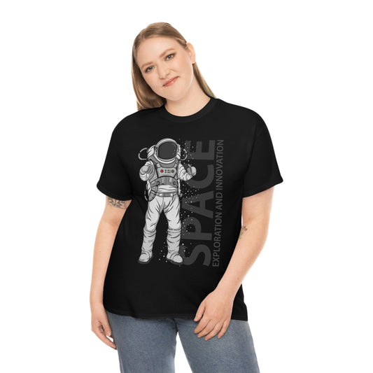 Astronaut - Space - Unisex Heavy Cotton Tee