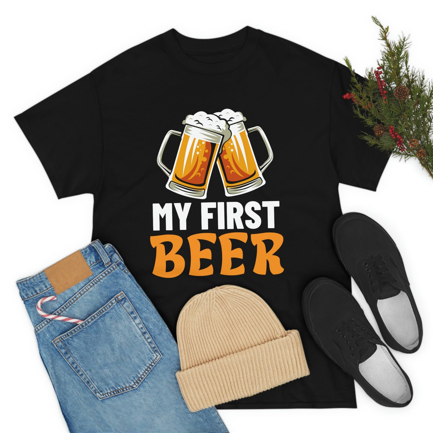 My First Beer - Unisex Heavy Cotton Tee