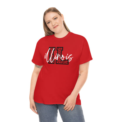 Illinois - IL - Unisex Heavy Cotton Tee