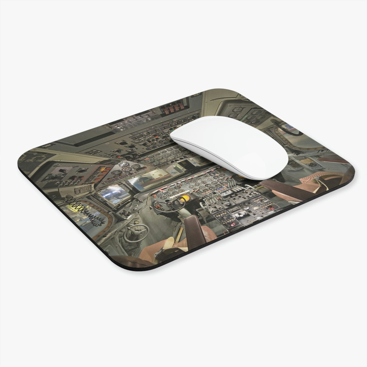 Douglas DC-7 Cockpit - Mouse Pad (Rectangle)