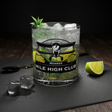 Mile High Club - Biplane - Black - Bar Glass