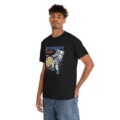 Astronaut - Spaceship - Unisex Heavy Cotton Tee