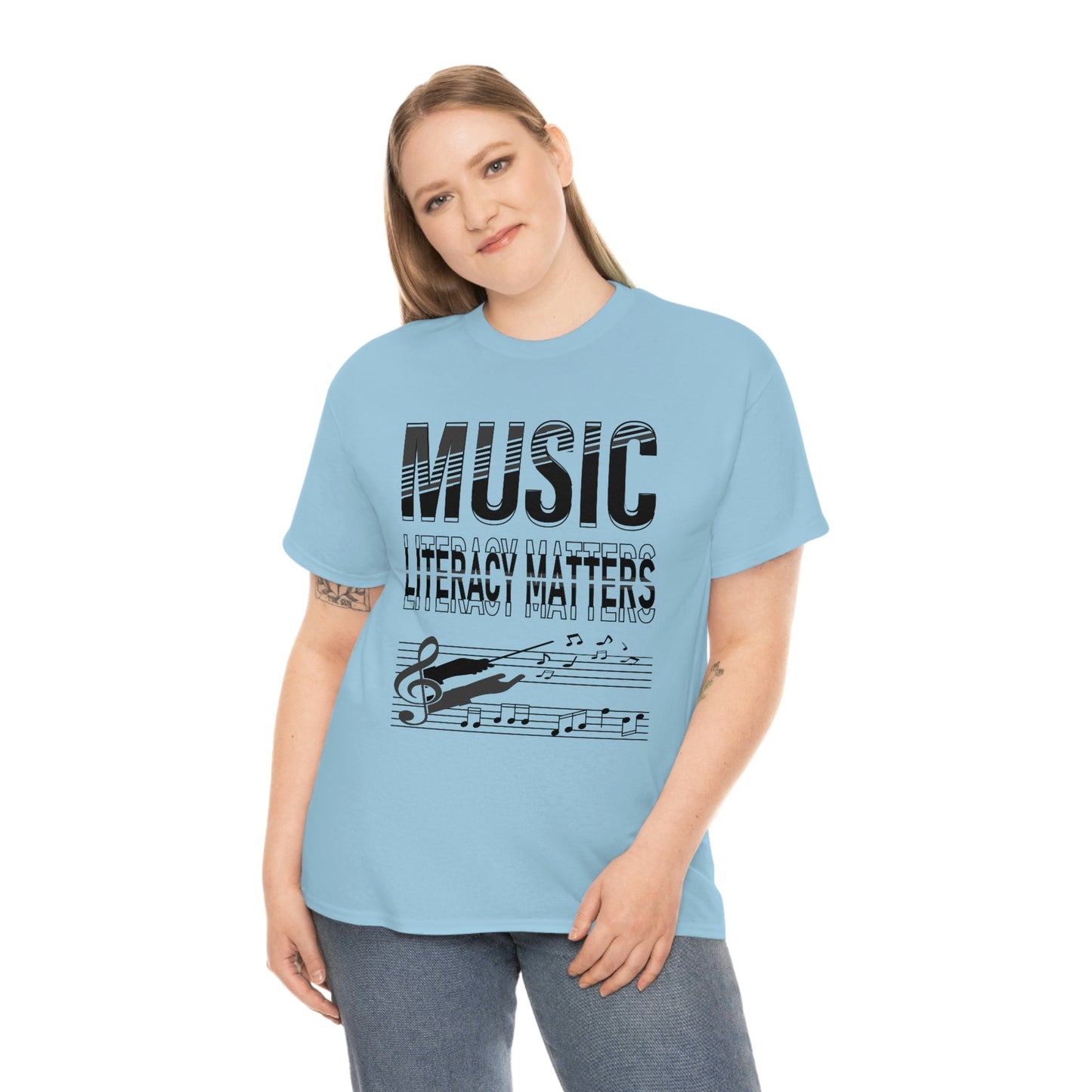 Music Literacy Matters - Unisex Heavy Cotton Tee