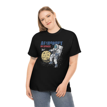 Astronaut - Spaceship - Unisex Heavy Cotton Tee