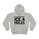 I Am Surrounded By Ice Holes - Unisex Heavy Blend™ Hooded Sweatshirt