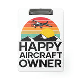 Happy Aircraft Owner - Retro - Clipboard