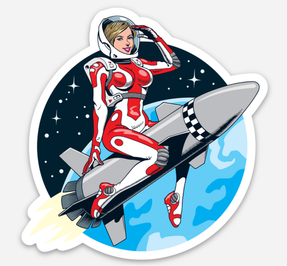 Rocket Girl - Vinyl Sticker