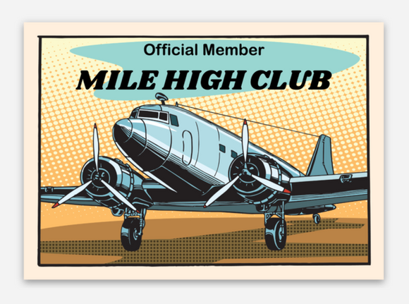 Mile High Club - DC3 - Vinyl Sticker