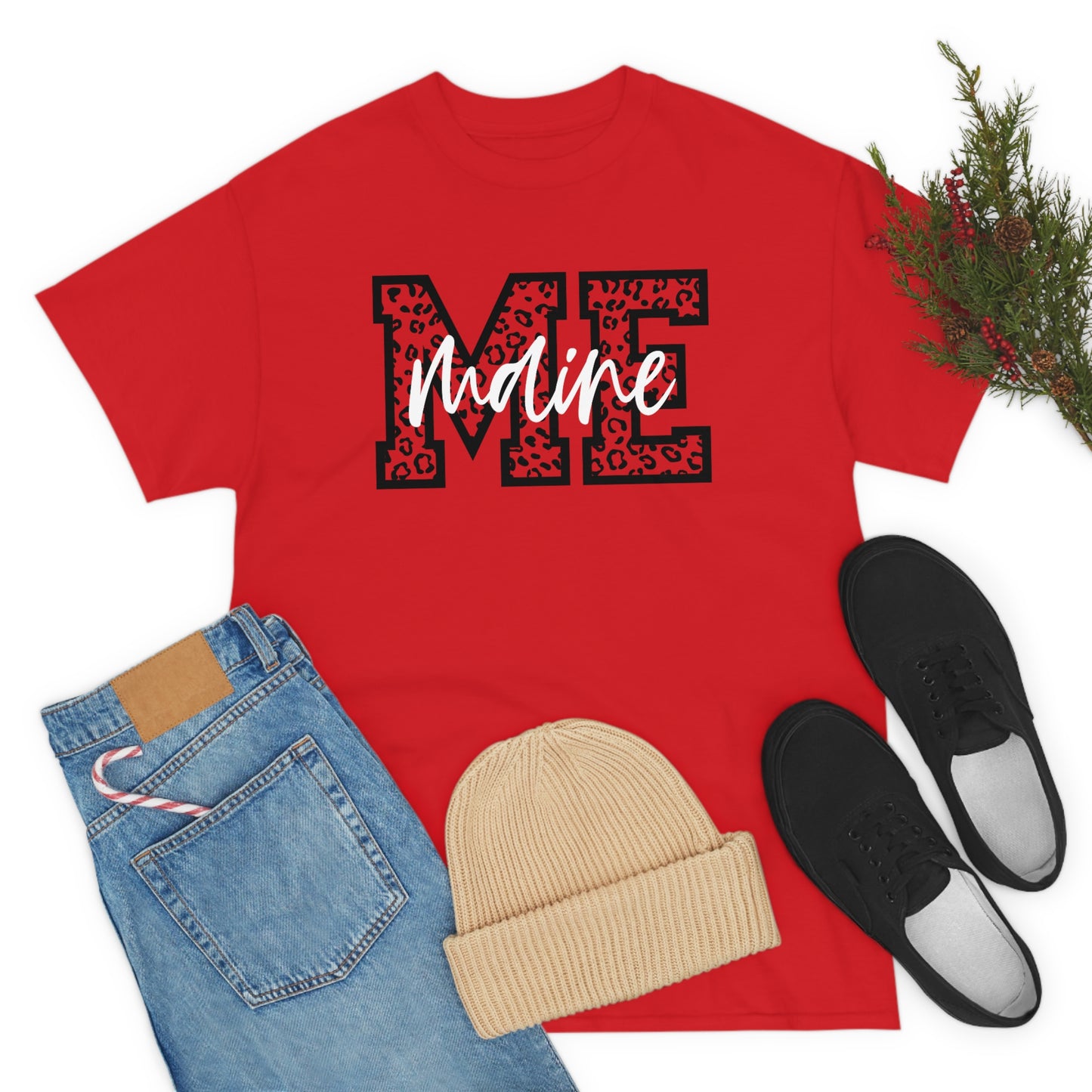 Maine - ME - Unisex Heavy Cotton Tee