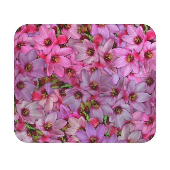 Flowers - Pink - Mouse Pad (Rectangle)
