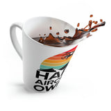 Happy Aircraft Owner - Retro - Latte Mug
