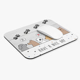 Dogs Greeting - Mouse Pad (Rectangle)